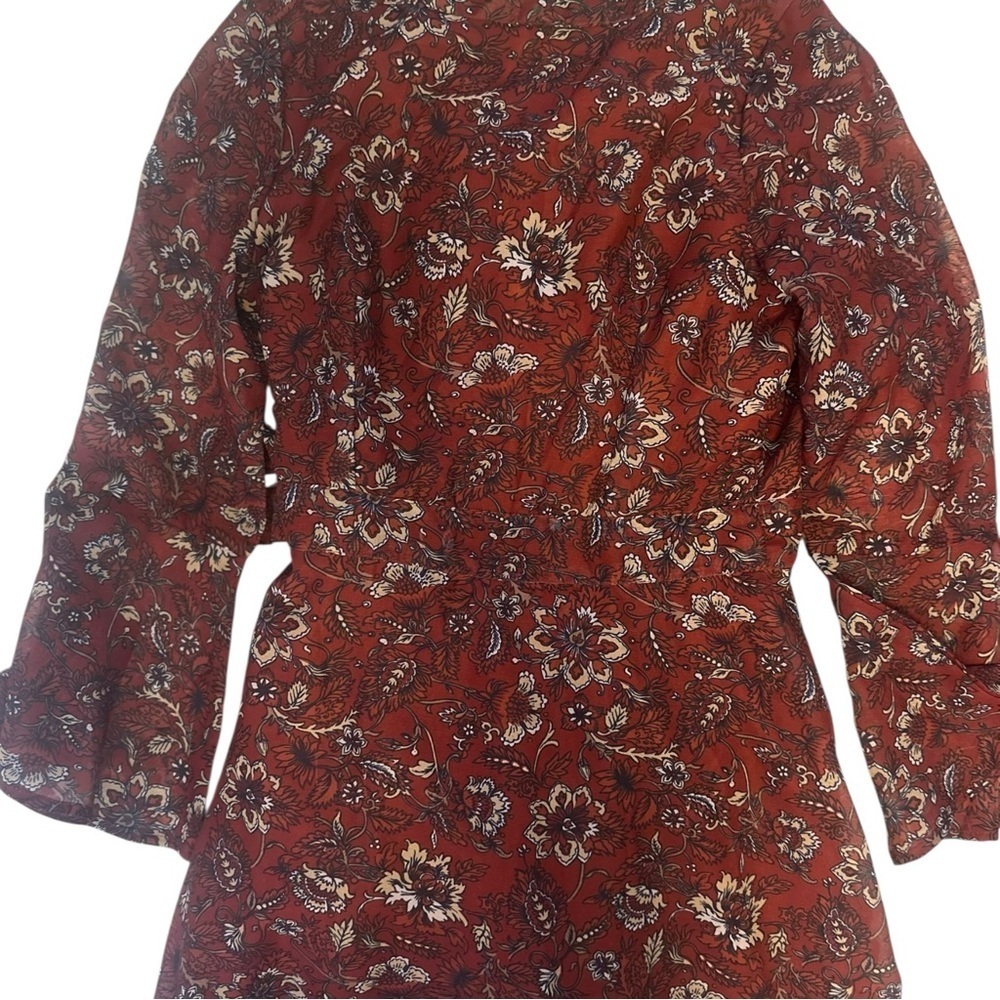 Roper Western Wrap Dress Size Medium New without Tags - Picture 10 of 11